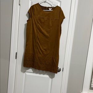 Xhilaration Tan Suede Mini Dress